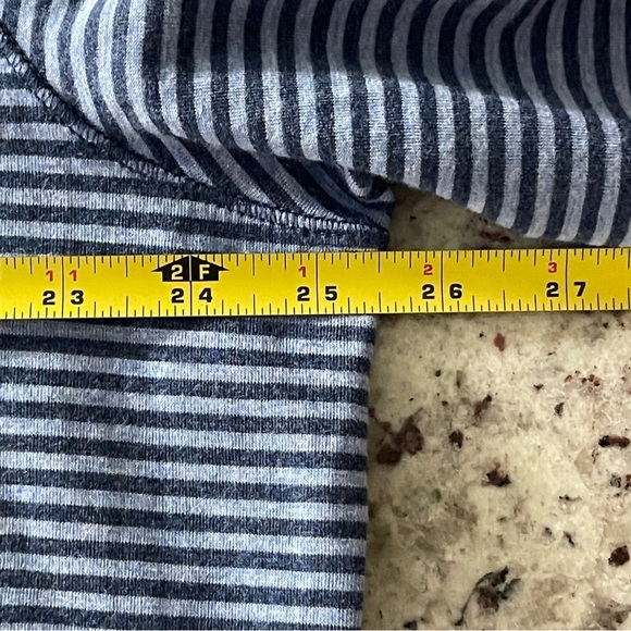 Polo Ralph Lauren Cotton 1/4 Zip Size XL Blue Stripe Pullover Blue Pony Nautical - Picture 8 of 9